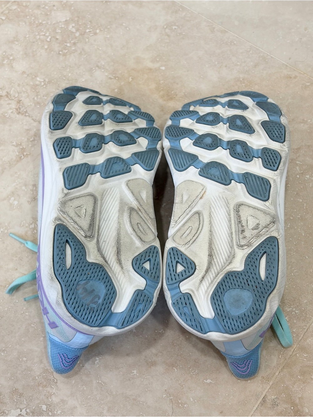 Hoka Clifton 9 Women's Sneaker in Sunlit Ocean/Lilac Mist Size 7D - Picture 10 of 11